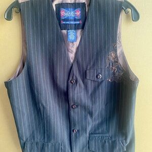 English Laundry Vintage Embroidered Vest Sz L